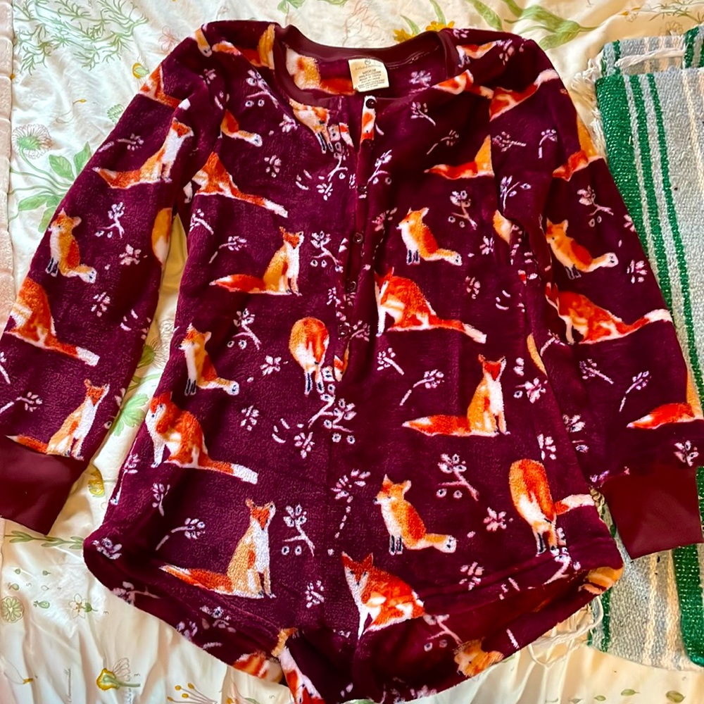 Fleece Fox onesie